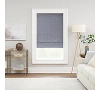 Eclipse Drew Store Romain occultant avec réduction du Bruit et sans Fil pour Salon, 91,4 x 162,6 cm, Bleu