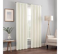 Eclipse Kendall Rideau de fenêtre occultant Thermique Moderne avec Passe-Tringle pour Chambre à Coucher ou Salon (1 Panneau), 106,7 x 213,4 cm, Ivoire