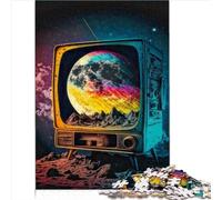 Éclipse Lunaire sur la chaîne Puzzling pour Cadeau Adultes Puzzle 1000 pièces Puzzle en Bois Adolescents Enfants Jeux éducatifs pour Adultes et Enfants 1000 pièces (50x75 cm)