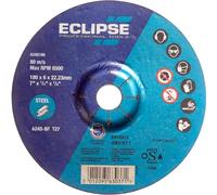 Eclipse Professional Tools A24S180 Meule à centre déprimé (180 x 6 x 22,23 mm) - Paquet de 5