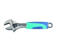 ECLIPSE ADJW8 Clé à molette poignée ergonomique, Gris, 8"