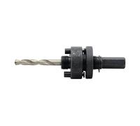 Eclipse Professional Tools E2-B Arbre Porte-Scie Cloche Hexagonal 32-152mm - Queue 11mm, Mandrin 13mm, Foret Pilote HSS, Goupilles de Sécurité, Filetage 5/8"-18