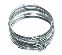 Eclipse Professional Tools ECW1-8 W1 Lot de 10 colliers de serrage à vis sans fin en acier doux 150-180 mm