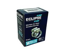 Eclipse Professional Tools ECW1-OO W1 Boîte de 10 colliers de serrage à vis sans fin en acier doux 13-20 mm