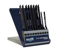 Eclipse Professional Tools EPT-W10 Jeu de 10 lames de scie sauteuse pour couper le bois
