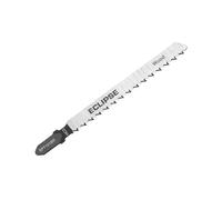 Eclipse Professional Tools EPT101BR Paquet de 5 lames de scie sauteuse à coupe fine de 10 DPP avec dents inversées pour bois et stratifié, Silver