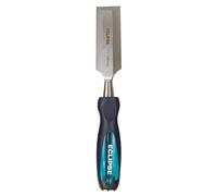 Eclipse Professional Tools TT-BEWC11/2E Ciseau à Bois 1 1/2 Pouce (38,1 mm), Soie Traversante, Biseau 25°, Lame Chrome Vanadium, Tête de Frappe en Acier, Poignée Antidérapante