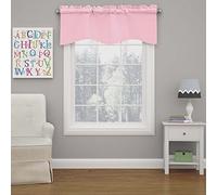 ECLIPSE Rideau de fenêtre Moderne festonné avec Passe-Tringle pour Cuisine ou Salle de Bain, Polyester, Bouquet, 106,7 cm de Large x 45,7 cm de Long (Lot de 1)