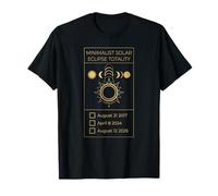 Eclipse Solaire 2026 2024 2017 Total Éclipse Solaire 26 août T-Shirt