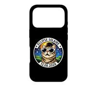 Éclipse Solaire 2026 Chat Astronomie Humour Lunettes Coque pour iPhone 17 Pro