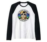 Éclipse Solaire 2026 Chat Astronomie Humour Lunettes Manche Raglan