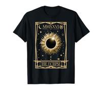 Éclipse Solaire 2026 Tarot Art Phases de Lune T-Shirt