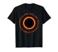 Eclipse Solaire annulaire 6 février 2027 Anneau de feu T-Shirt Graphique avec Valeur