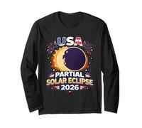 Éclipse Solaire partielle aux États-Unis 2026 Manche Longue