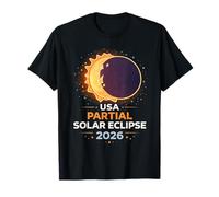 Éclipse Solaire partielle aux États-Unis 2026 T-Shirt