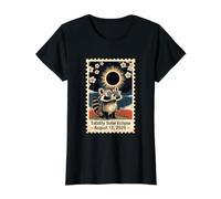 Éclipse Solaire Raton Laveur 12 août 2026 Correspondance Totale des Groupes T-Shirt Graphique avec Valeur