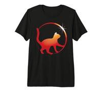 Éclipse Solaire Shirt Fan de Chat Éclipse Totale 2026 T-Shirt Haut de Gamme