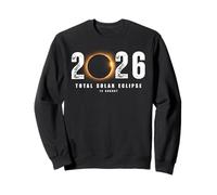 Éclipse Solaire Totale 12 août 2026 Amateurs d'astronomie Scientifique Sweatshirt