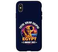 Éclipse Solaire Totale 2 août 2027 Astronomie du Sphinx d'Égypte Coque pour iPhone X/XS