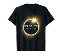 Éclipse Solaire Totale 2024 Waco, Texas Totality Path T-Shirt
