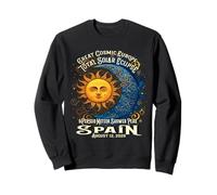 Éclipse Solaire Totale et Pluie de météores perséides 2026 Europe Sweatshirt