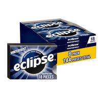 Eclipse Sugar Free Gum, Winterfrost, 18 Piece Packages (Pack of 8)