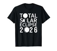 Éclipse Totale d'événements solaires 2026 : The Path of Totality Night T-Shirt