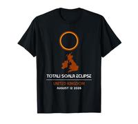 Éclipse Totale d'événements solaires 2026 : The Path of Totality Sky Fans T-Shirt