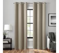 Eclipse Welwick Magnitech Rideau 100% occultant, Panneau de Rideau de fenêtre à œillets, Fermeture magnétique sans Couture, pour Chambre à Coucher, Salon ou Chambre d'enfant, 241,3 cm de Long x 94 cm