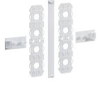 Eclisses d'association pour socles pour goulottes GTL - Jeu de 2 - JZ103 - Hager
