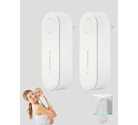 Eclora Purificateur D'air, Purificateur D'air Ionique Eclora, Sans Filtre, Compact Et Silencieux, Mini Purificateur D'airs Portable Tout Pour Chambre, Salon, Bureau Ou Chambre D'animaux (2 PCS Blanc)