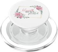 Éclosez là où Vous êtes planté Message Positif Motivation PopSockets PopGrip pour MagSafe