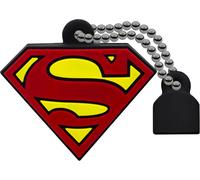 Ecmmd16Gdcc01,Clé Usb 16 Go Dc Comics Superman,Design Exclusif En Gomme Souple,Vitesse De Lecture 15Mb/S,Écriture 5Mb/S,Avec Chaîne De Maintien-Taille : 16 Go,Couleur : Multicolore