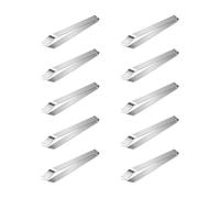ECMQS 10 pinces à épiler multi-usages en acier inoxydable, pince diagonale | Acier inoxydable professionnel avec design ergonomique pour une extraction efficace des poils de volaille et des arêtes de