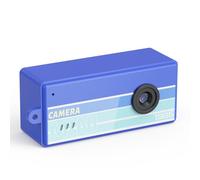 ECMQS Appareil photo compact avec vidéo pleine résolution, violet | Corps résistant avec batterie longue durée pour les expéditions en pleine nature et les tâches en plein air avec ABS fin