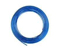 ECMQS Bandes décoratives flexibles pour voiture - Bleu | Moulure adhésive en PVC pour portière de véhicule - Décoration de capot moteur
