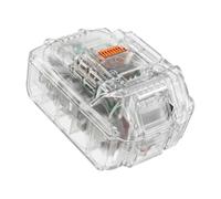 ECMQS Boîtier de batterie de rechange, boîtier transparent, carte incluse | Outils électriques à 10 cellules - Pièces d'assemblage - Pour atelier