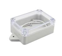 ECMQS Boîtier de raccordement avec couvercle transparent, boîtier ABS | Guide de balcon, cour, pièces humides