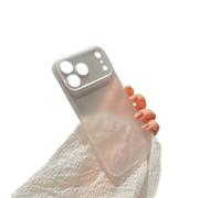 ECMQS Boîtier mat pour objectif série 17, blanc mat 17 AIR | Léger, transparent avec couvercle de protection de lentille translucide et résistant aux chocs pour une installation facile
