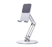 ECMQS BONERUY Support de tablette et de téléphone portable pliable à long bras antidérapant réglable à 360° pour les genoux