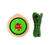 ECMQS Boussole de classe pour sciences naturelles | Corps de voyage en bois avec cadre en hêtre, cadran facile à lire, cordon de transport