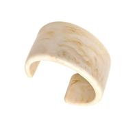 ECMQS Bracelet manchette avec finition acrylique marbré | Accessoire ouvert à enfiler pour un rendez-vous ou une fête