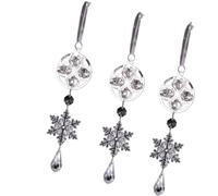 ECMQS Break Immune Ice Charm Décoration multi-usages | Élégant pendentif suspendu en polyacrylique transparent « Glace d'hiver » pour les fêtes d'anniversaire de Noël et les