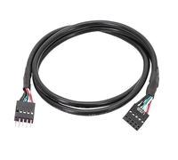 ECMQS Câble d'extension de cartes mères 9 broches mâle vers femelle 9 broches interne pour connecter plus d'appareils d'extension de microphone