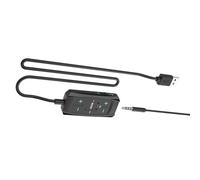 ECMQS Carte son externe USB 7.1 Surround Auditory Adaptateur avec commande sonore pour casque de jeu PC Câble long