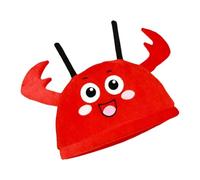 ECMQS Chapeau de costume pour séances photo et spectacles de scène amusants | Coiffe de personnage rouge doux pour les photos costumées, les événements à thème, les fêtes, les scènes de stand et amusants