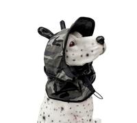 ECMQS Chapeau de soleil réglable pour chien en tissu respirant pour un poids léger, empêche les coups de chaleur lors des activités de plein air contre les coups de chaleur en polyester respirant pour