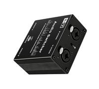 ECMQS Commutateur de source sonore multiformat pour musiciens, 2CA | Sélecteurs de sons passifs studio pour micros et niveaux de ligne Commutation de signaux Facile à utiliser pour un usage