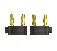 ECMQS Connecteurs de broches pour casque de qualité studio avec connecteurs | Mécanisme antidérapant avec revêtement doré anticorrosion pour une musique haute fidélité et une musique ininterrompue