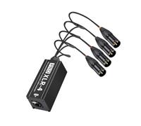 ECMQS Convertisseur audio XLR multi-interfaces, long, bouche publique